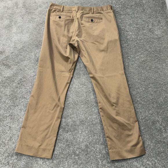 Bonobos Slim Fit Chino Pants 34x29 Thursday‎ Khaki Cotton Dress Casual *Altered* - Picture 9 of 9